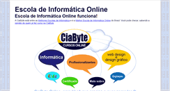 Desktop Screenshot of escoladeinformatica.net