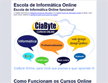 Tablet Screenshot of escoladeinformatica.net
